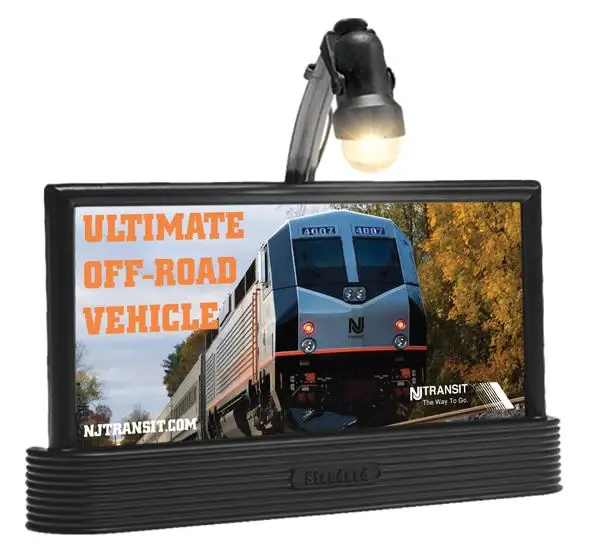 6-37986 O NJT Blinking Light Billboard