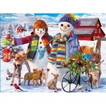 MasterPieces 32345 Snow Family MacDonald 300pc Puzzle