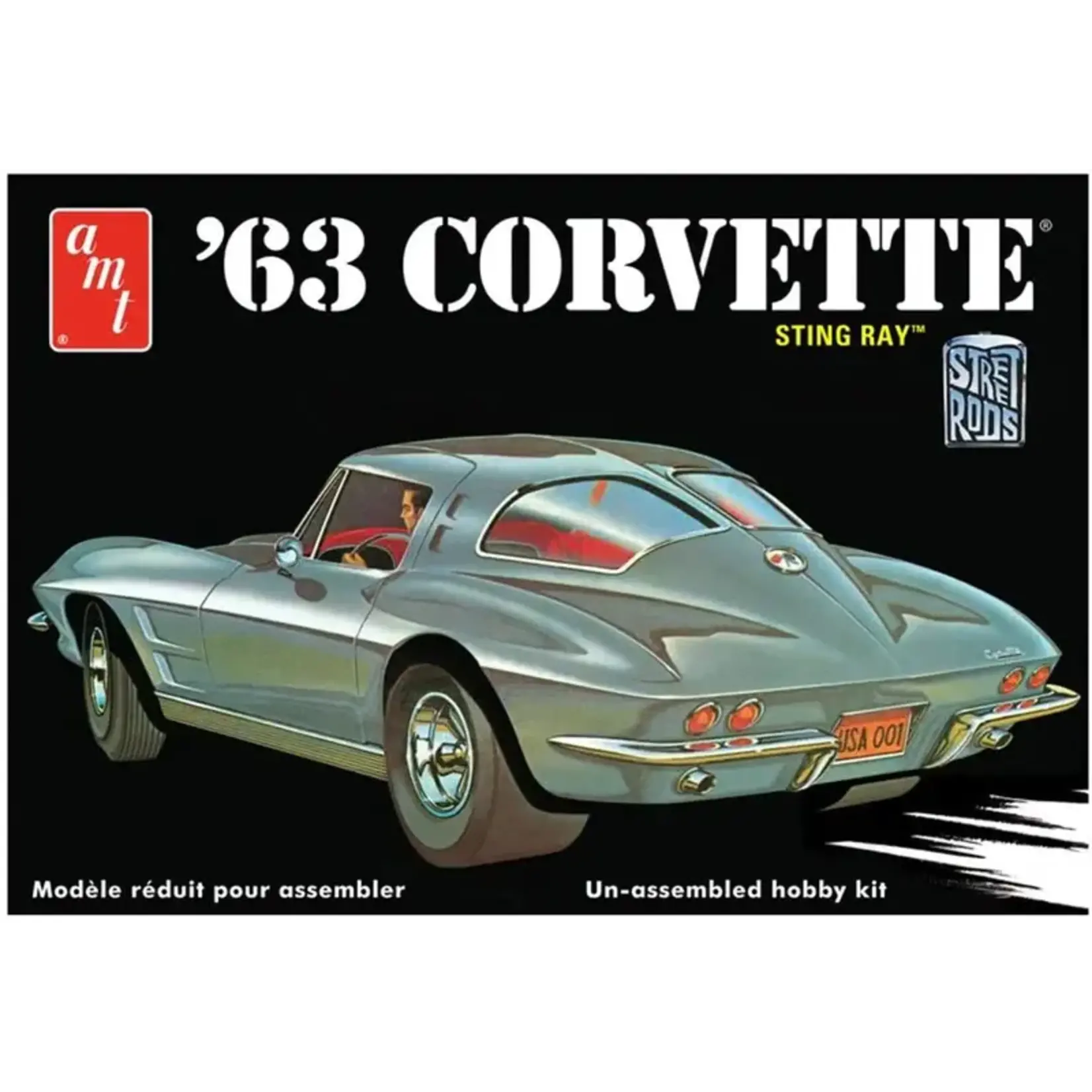 AMT 861 1/25 1963 Chevy Corvette Sting Ray