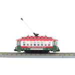 MTH 305200 O Gauge RailKing Christmas Bump-n-Go Trolley With LED Lights