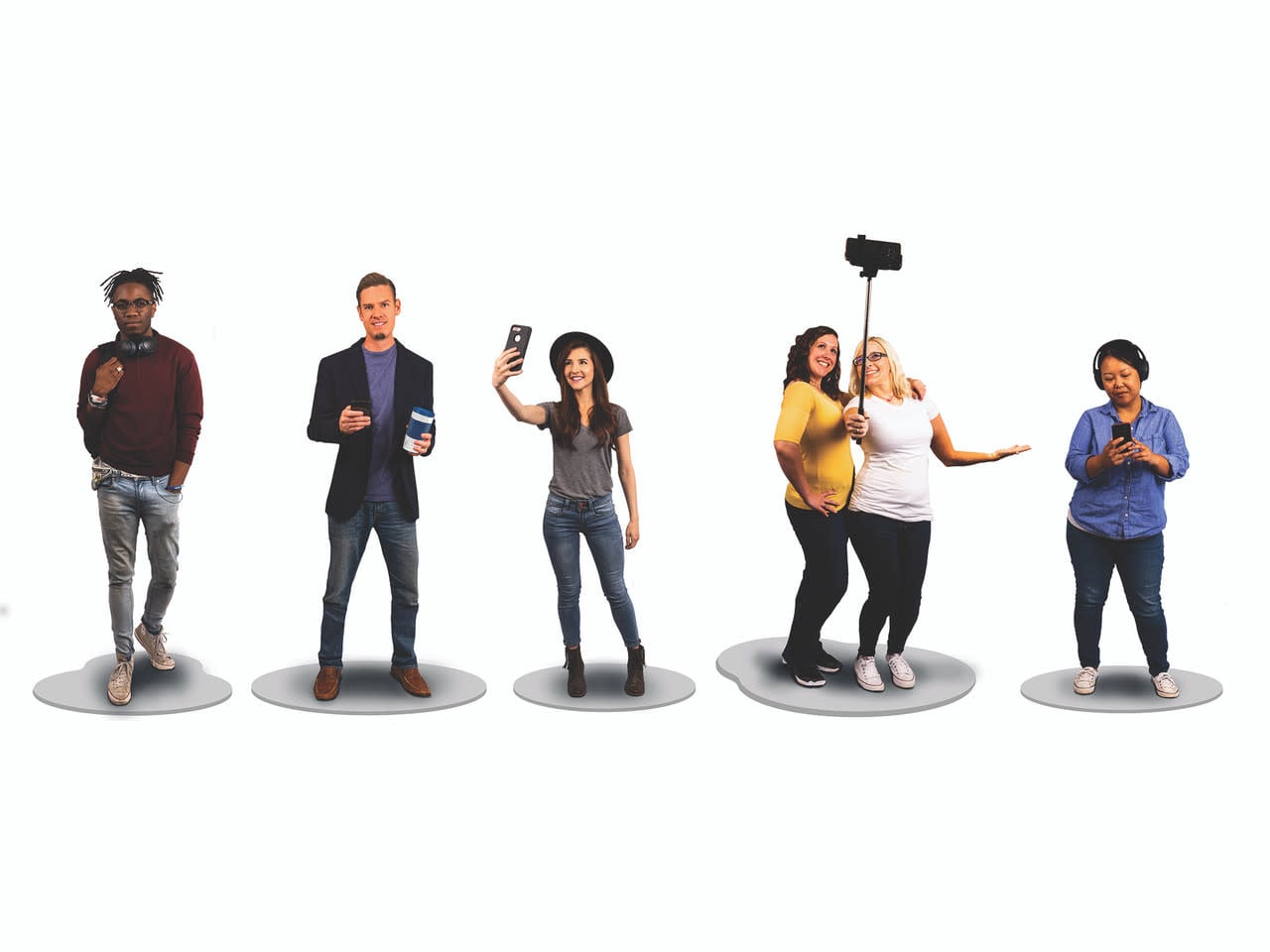 1930060 O Millennial People Figures/5pc