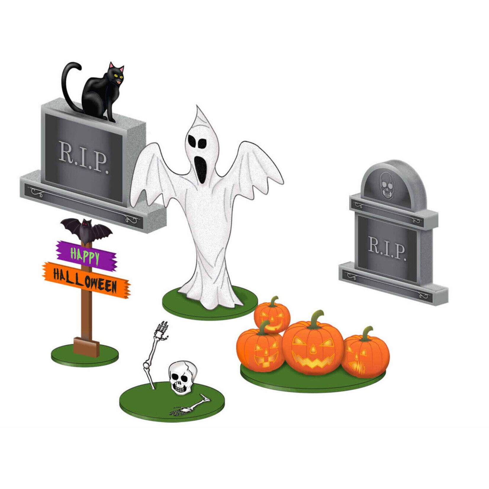 Lionel 1930080 O Halloween Lawn Figures/6pc