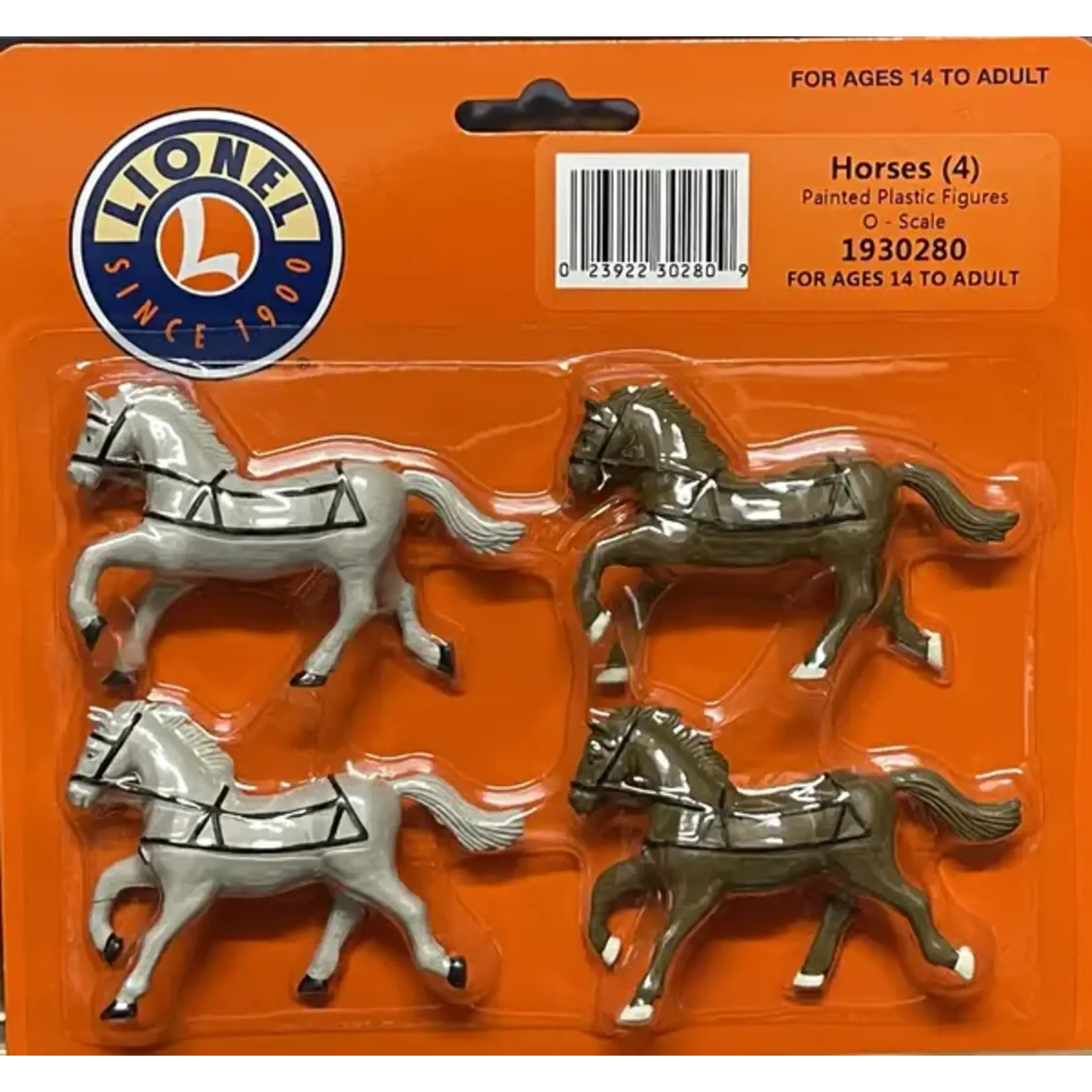 Lionel 1930280 O Horses 4 Pack