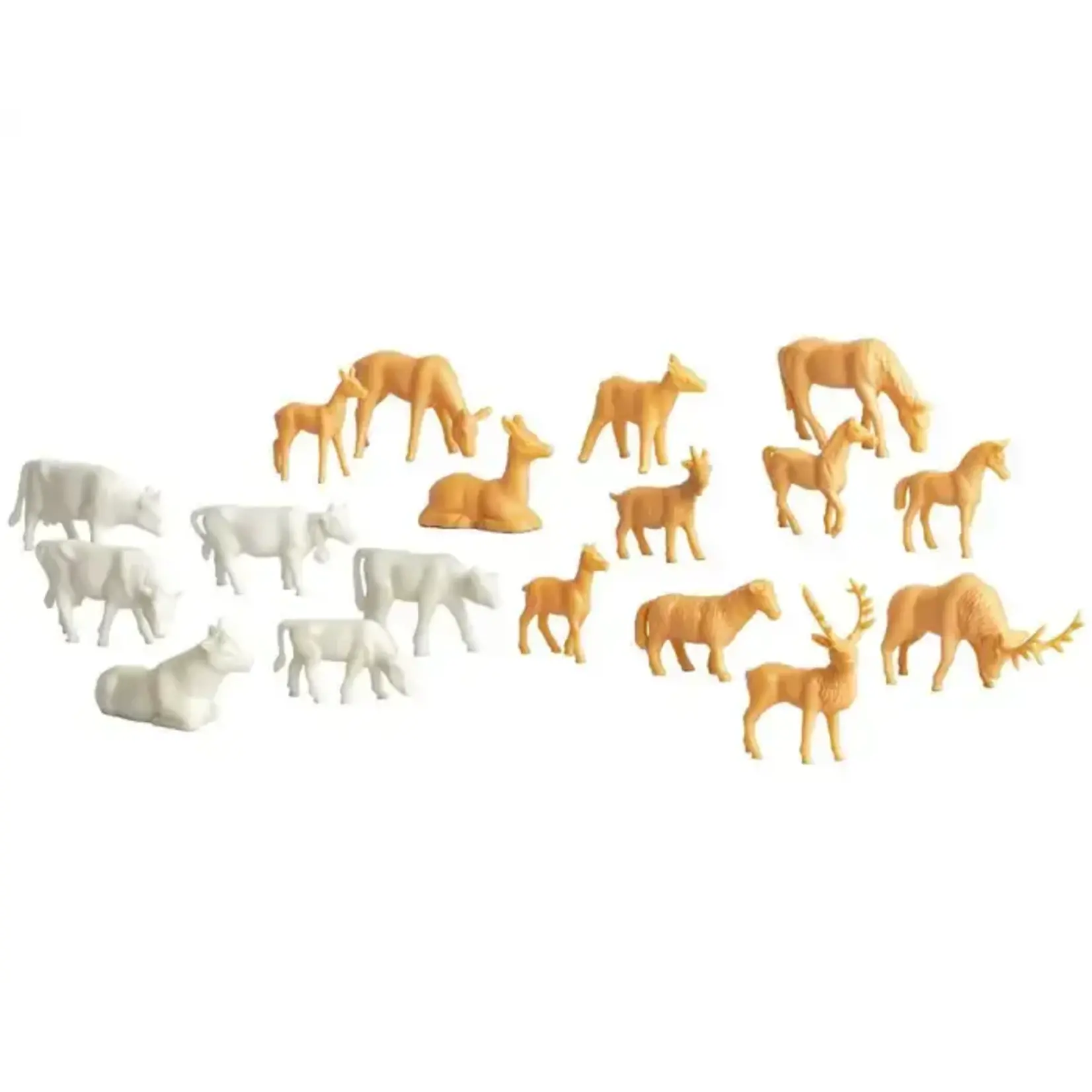 Lionel 1930310 O Unpainted Animals 36 Pack