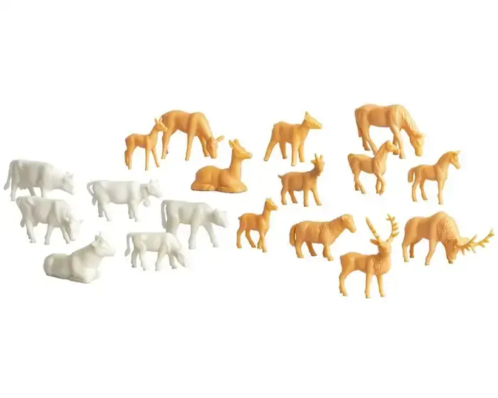 1930310 O Unpainted Animals 36 Pack