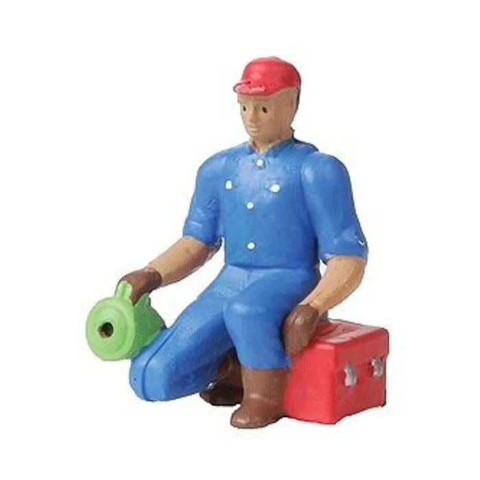 7001-1 O Lighted Figure - Man with Flashlight
