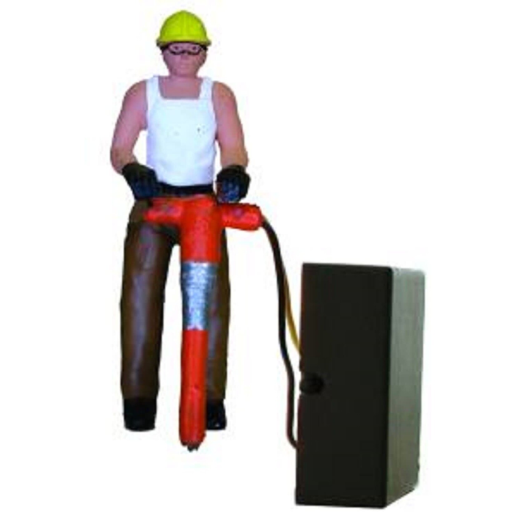 Model Power 7003-1 O Lighted Figure - Man with Jackhammer
