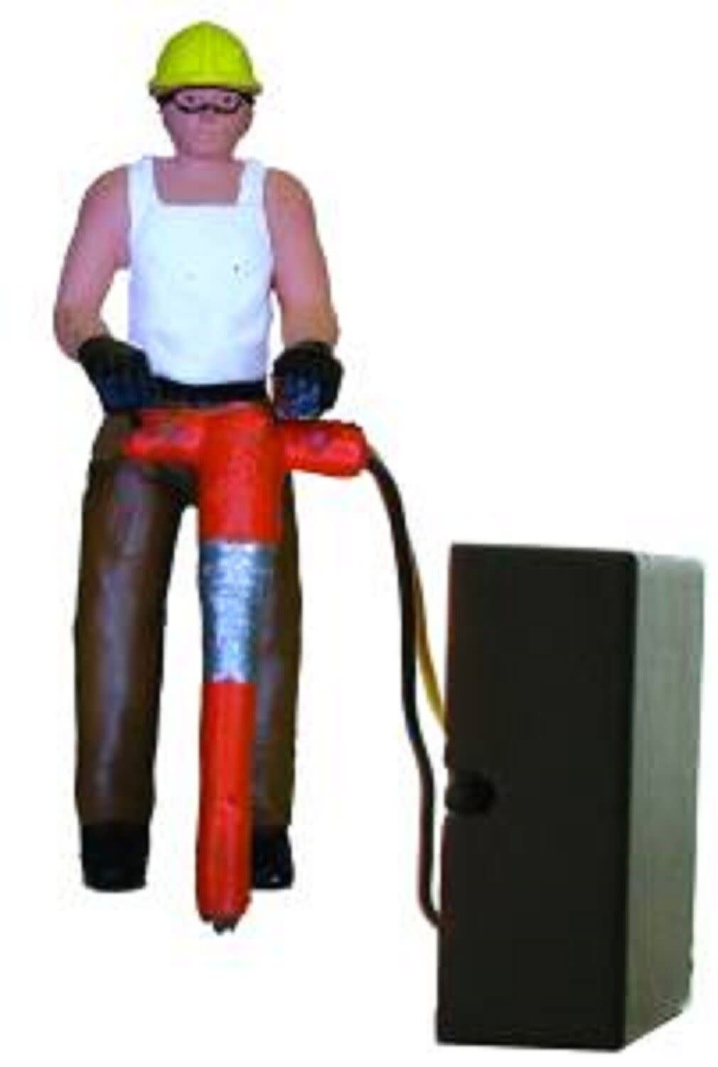 7003-1 O Lighted Figure - Man with Jackhammer