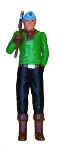 7004-1 O Lighted Figure - Man with Hardhat