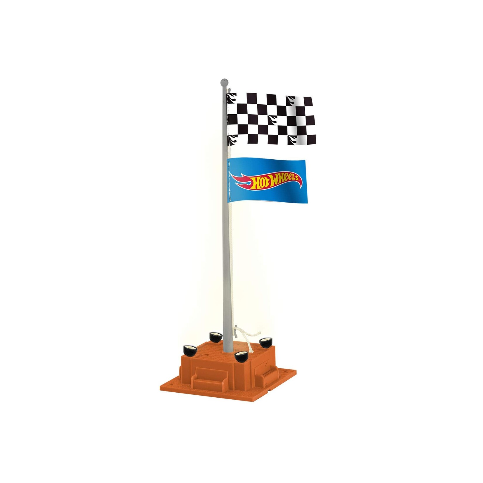 Lionel 685270 O Hot Wheels Checkered Flagpole