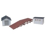Scale University 1008K O Laser Cut Three Track-Side Structures Kit