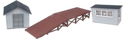 1008K O Laser Cut Three Track-Side Structures Kit