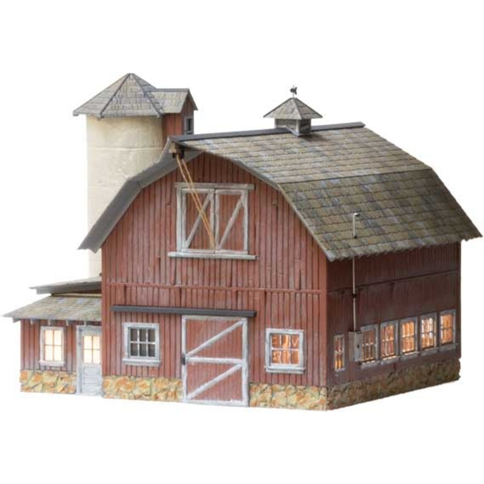 Woodland Scenics 5865 O Old Weathered Barn - Assembled