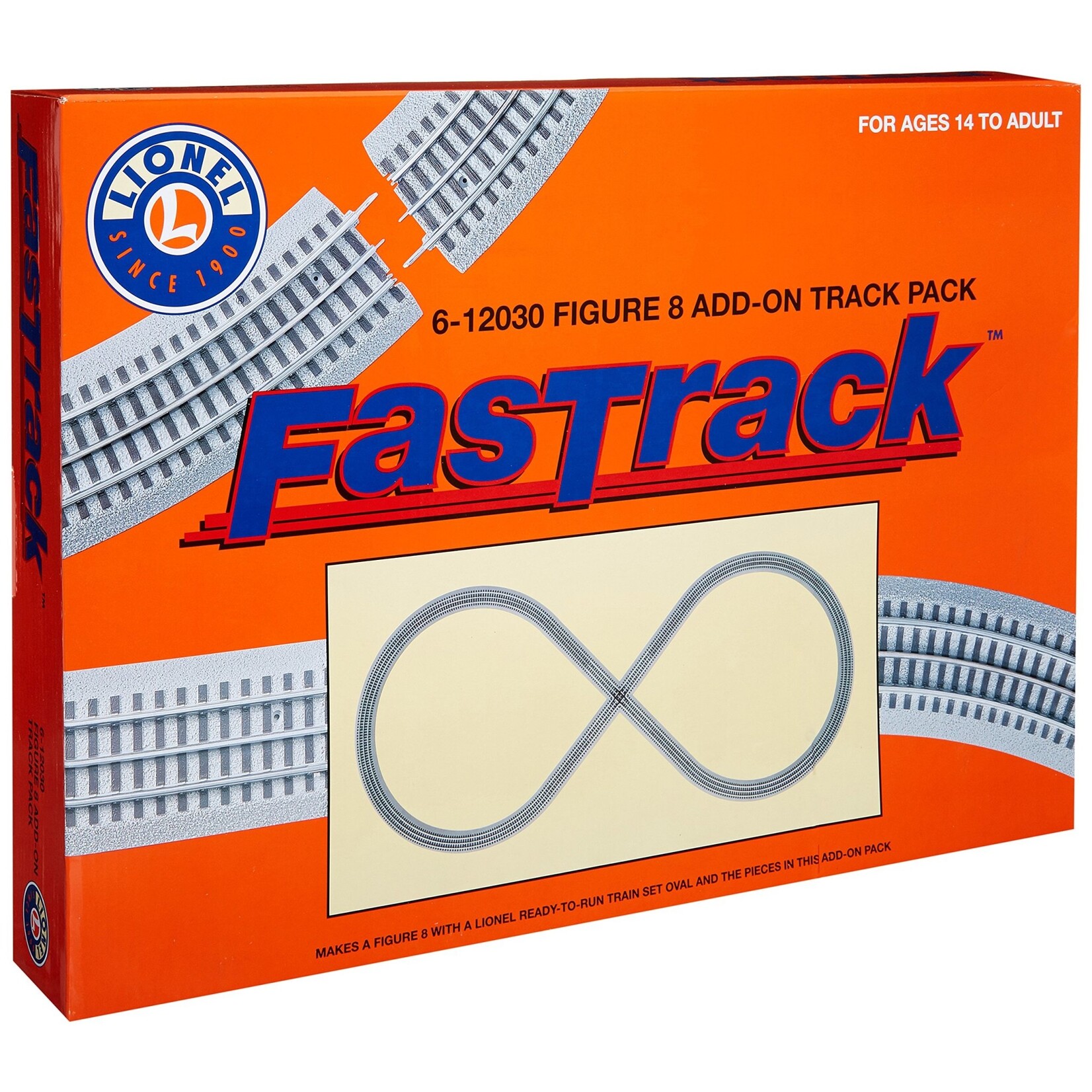 Lionel 612030 O FasTrack Figure 8 Add-On Track Pack
