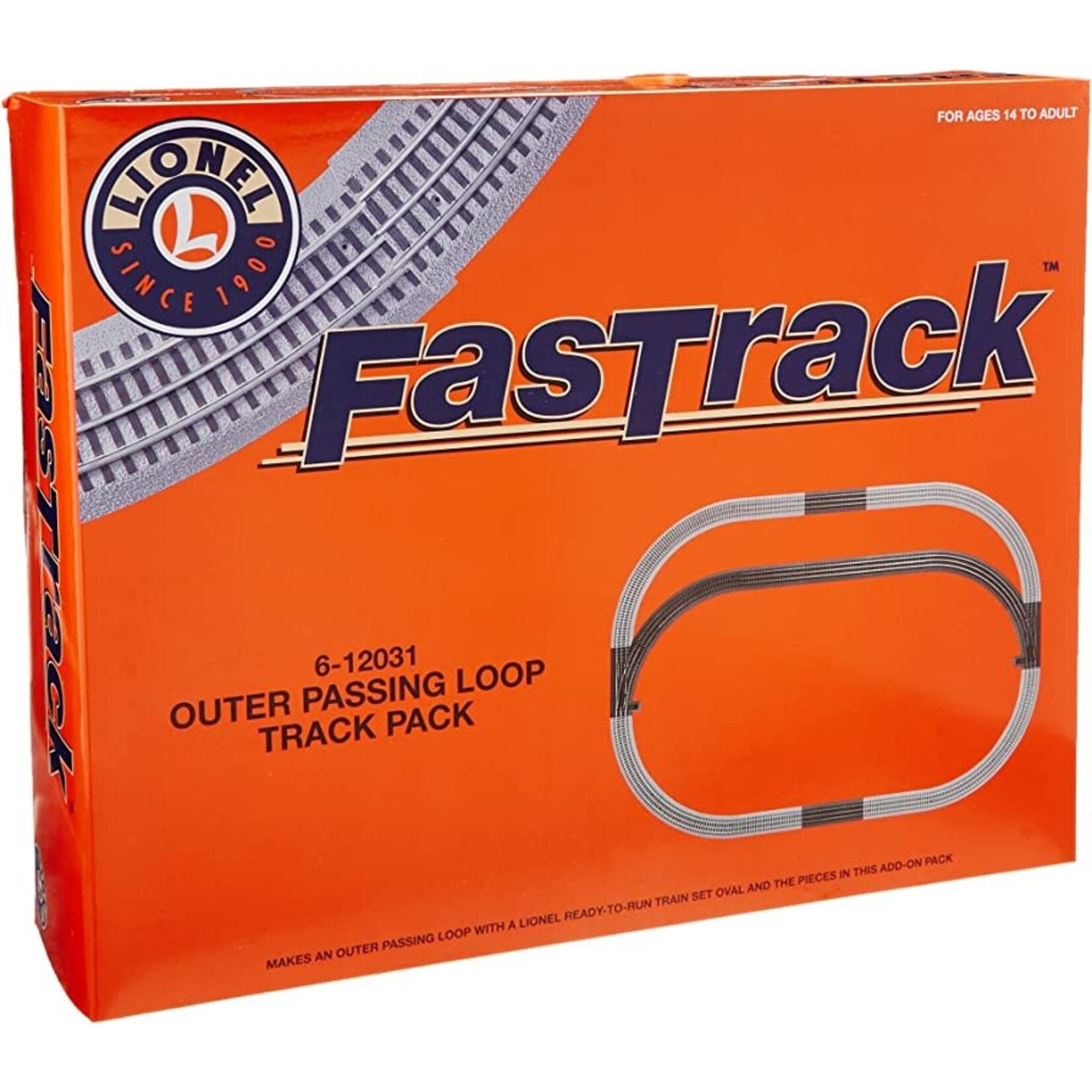 Lionel 612031 O FasTrack Outer Passing Loop Add On Pack