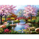 Suns Out 34455 Japanese Garden in Bloom 300 Piece Jigsaw Puzzle