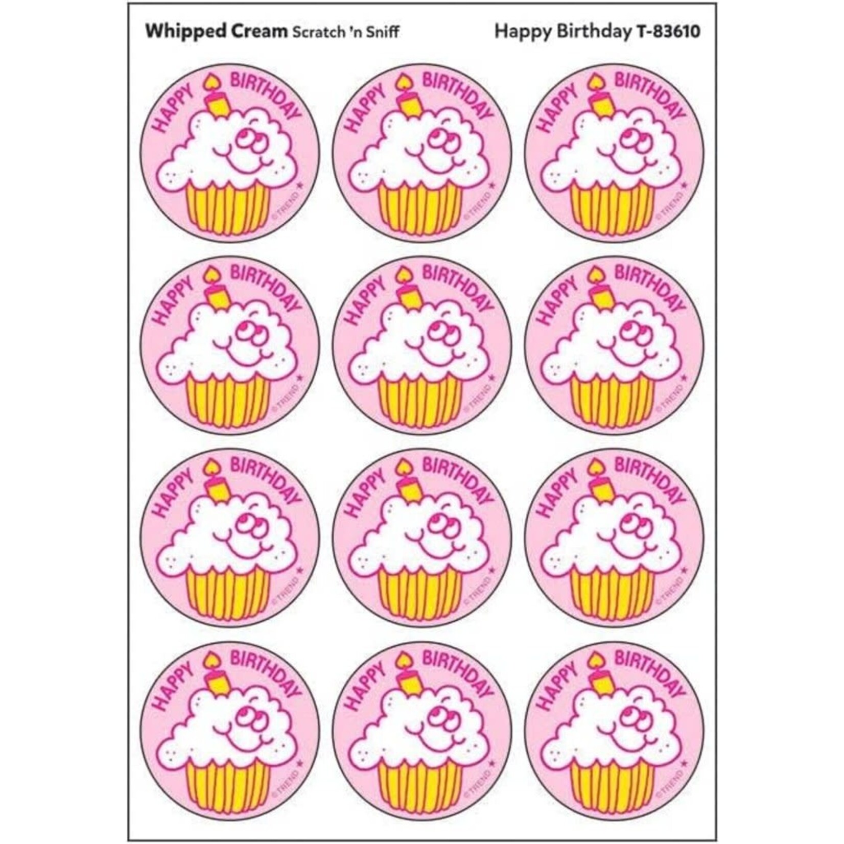 Trend 83610 Whipped Cream Stinky Stickers