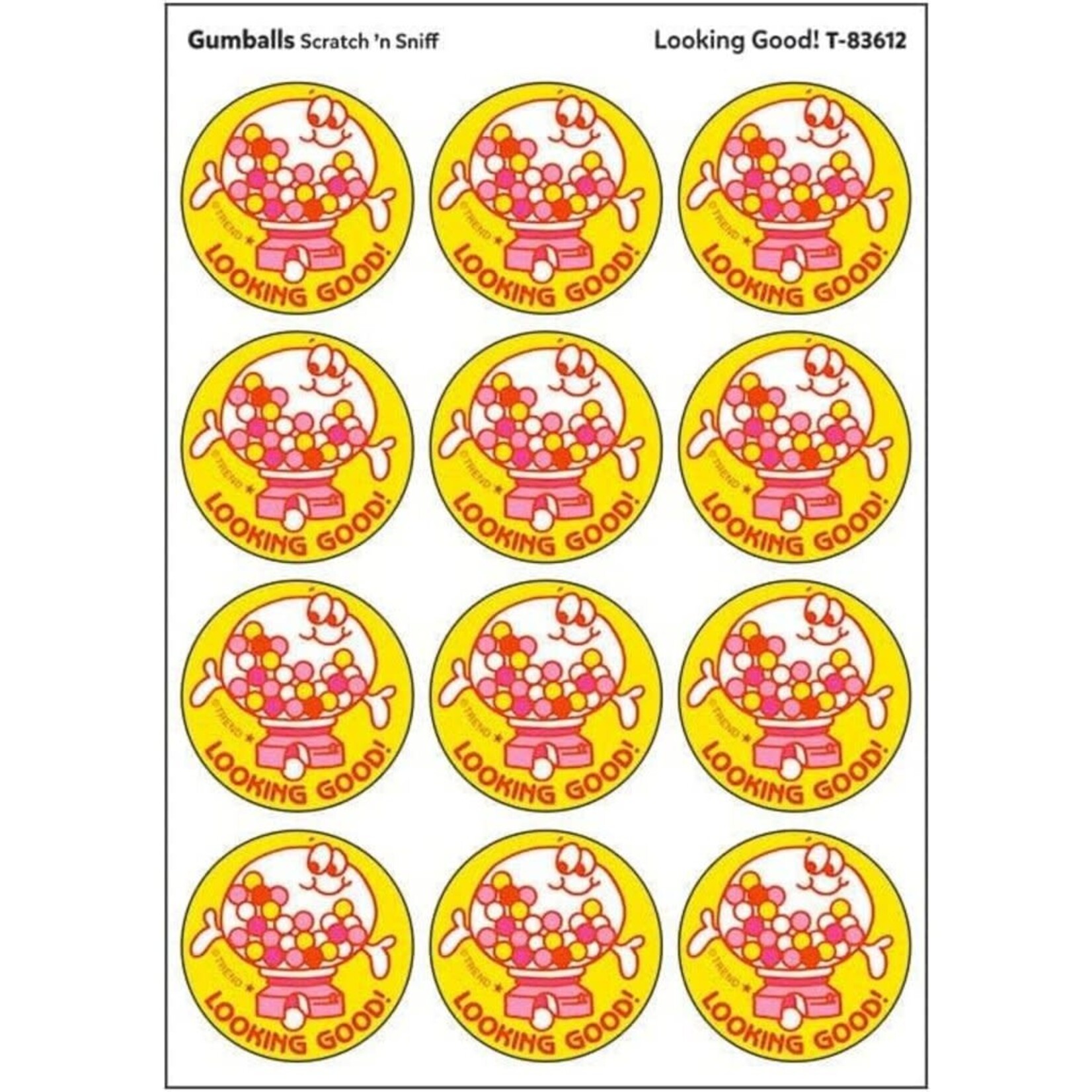 Trend 83612 Gumballs Stinky Stickers