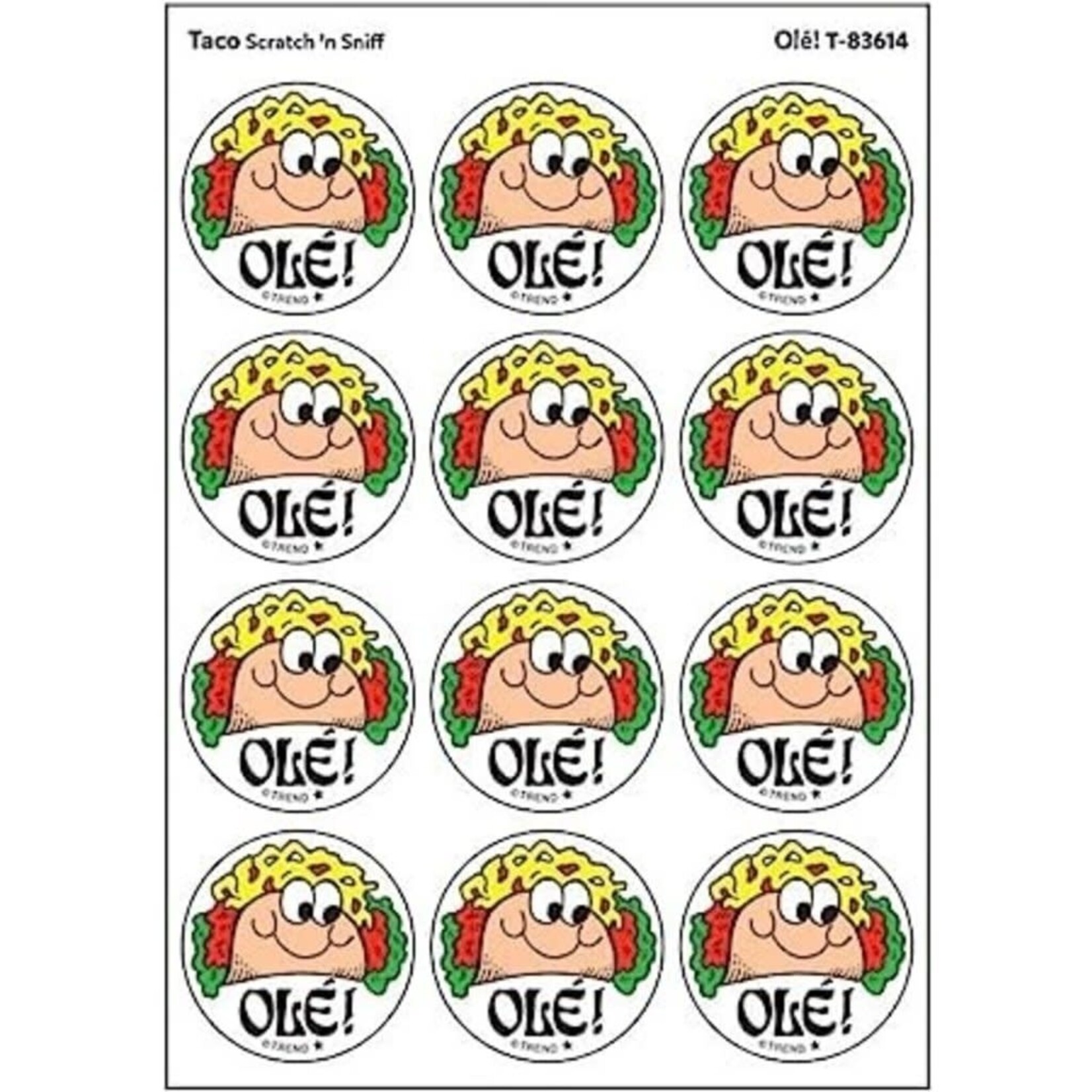 Trend 83614 Taco Stinky Stickers