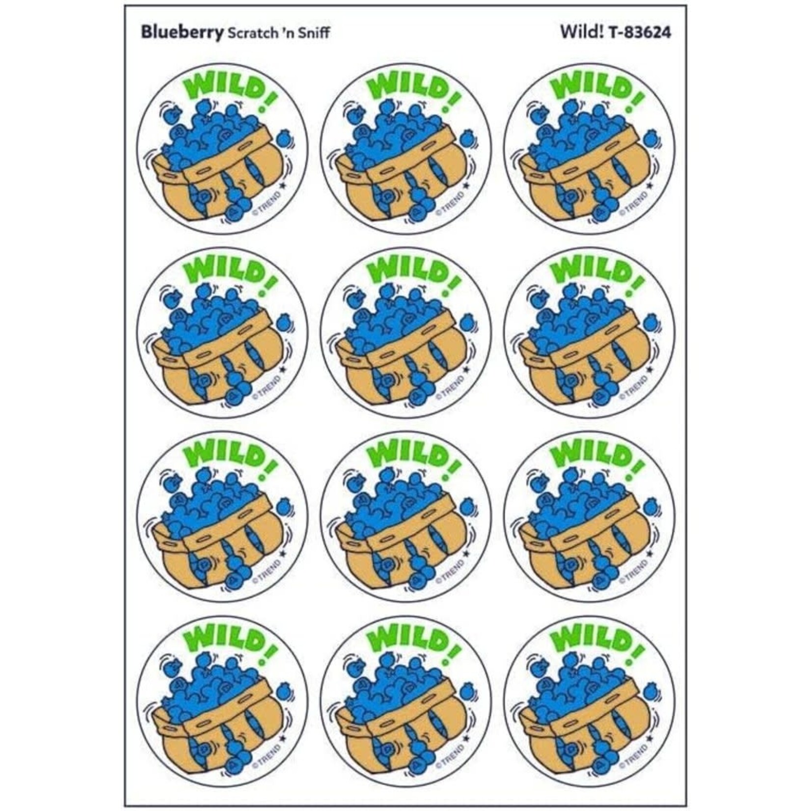 Trend 83624 Blueberry Stinky Stickers