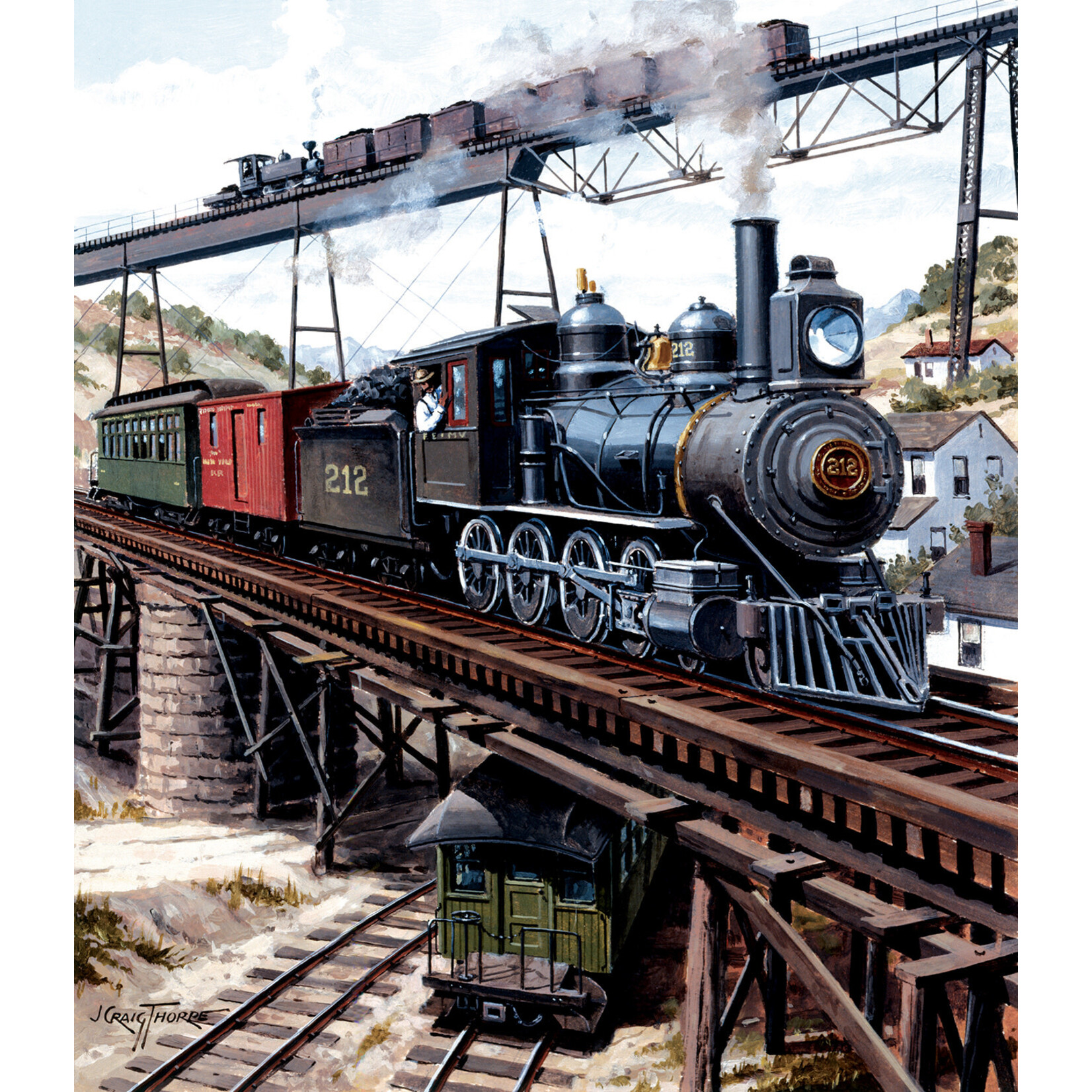 Suns Out 49607 Locomotive GXB 550 Piece Jigsaw Puzzle