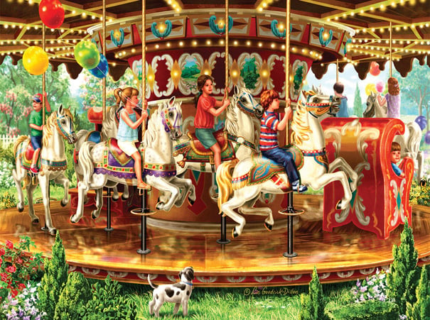 59798 Carousel Ride 1000 Piece Jigsaw Puzzle