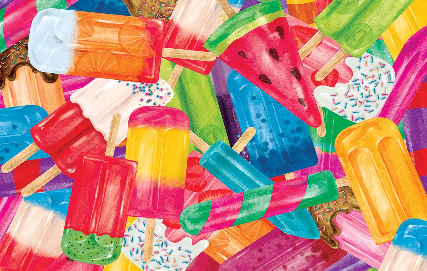 81540 Popsicle 100 Piece Jigsaw Puzzle