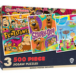 MasterPieces 32332 Hanna Barbera 3 Pack of 500 Piece Jigsaw Puzzles