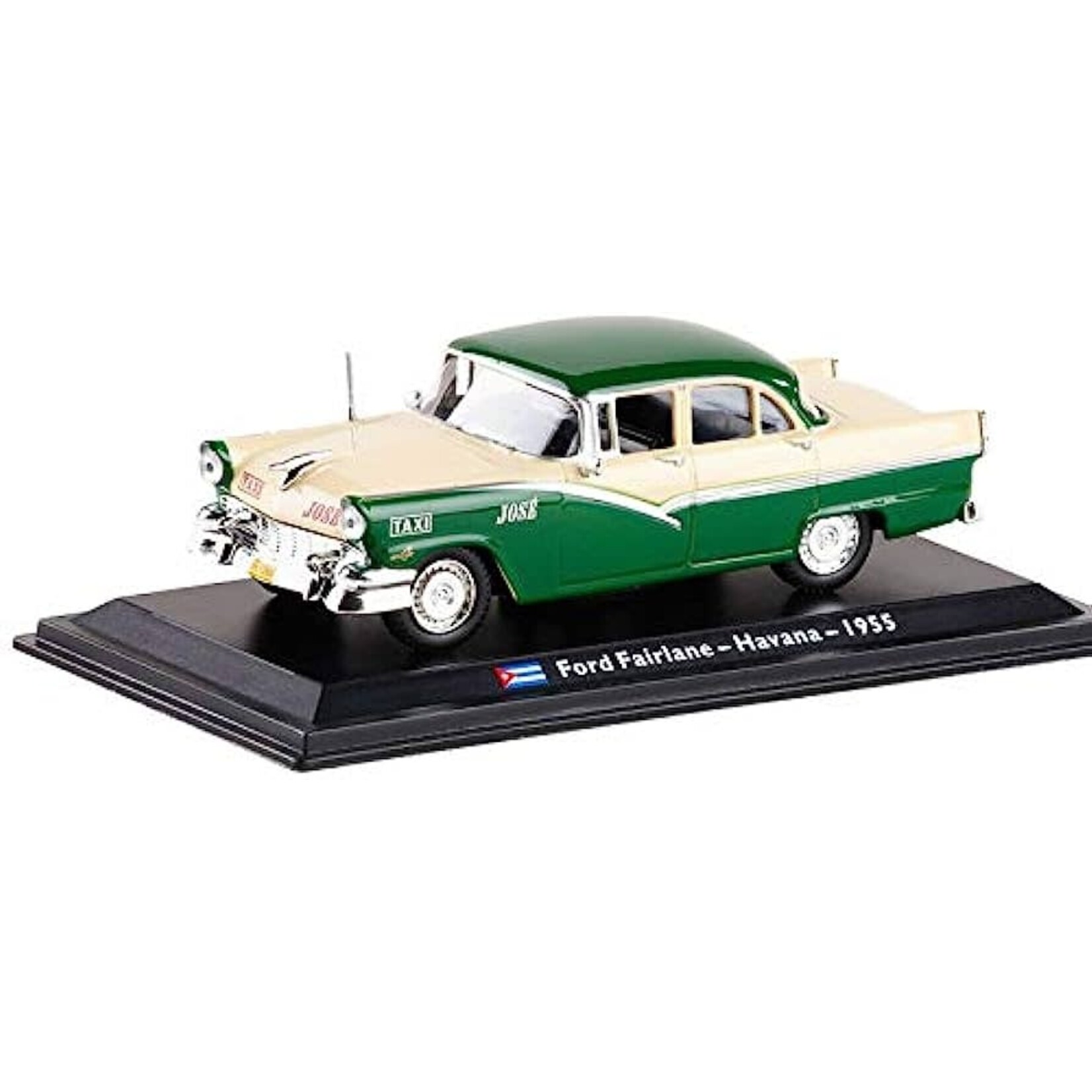 Oxford Diecast ACTX11 O 1955 Ford Fairlane Havana Cuba Taxi