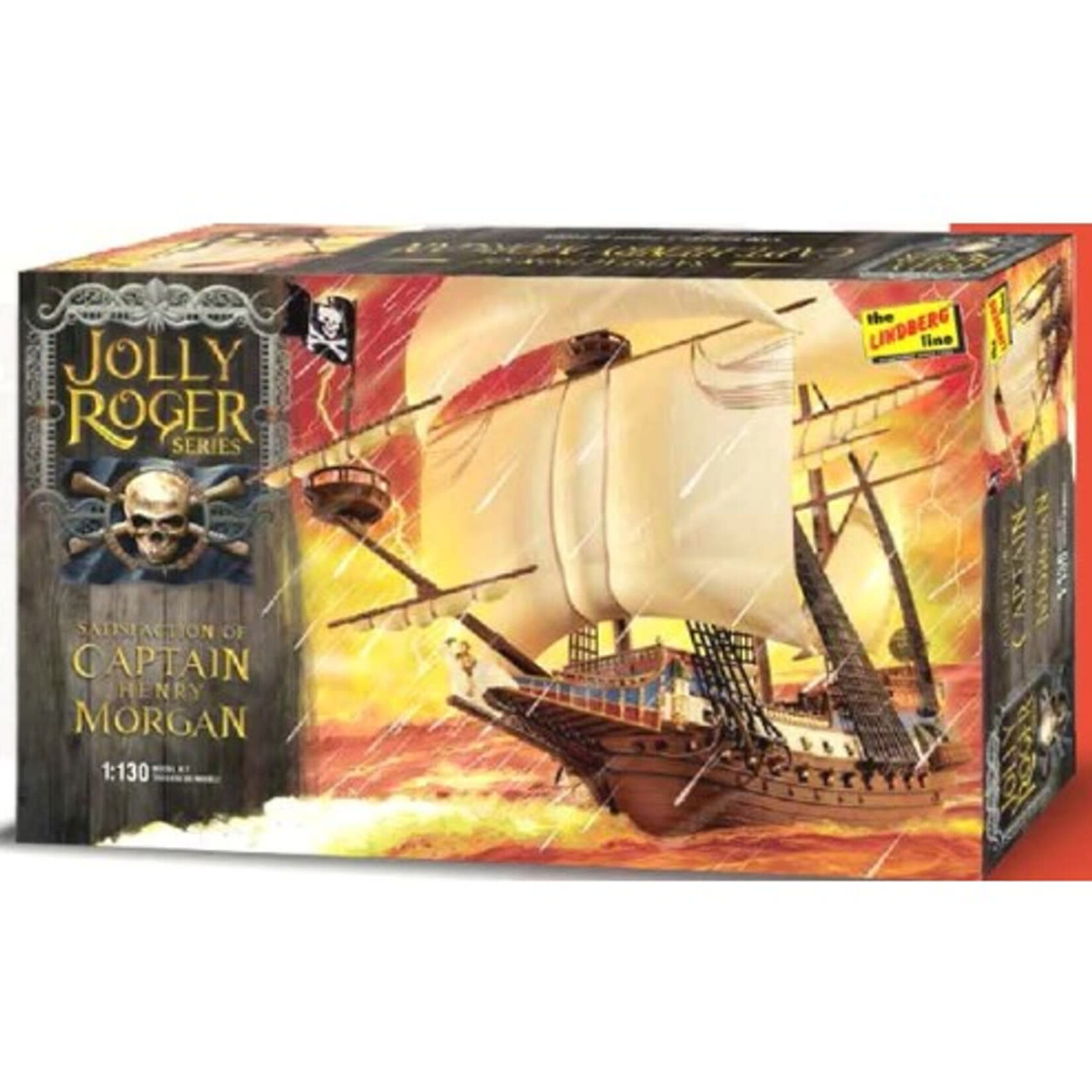 Lindberg 219 Jolly Roger Series Captain Morgan  1/130 Scale