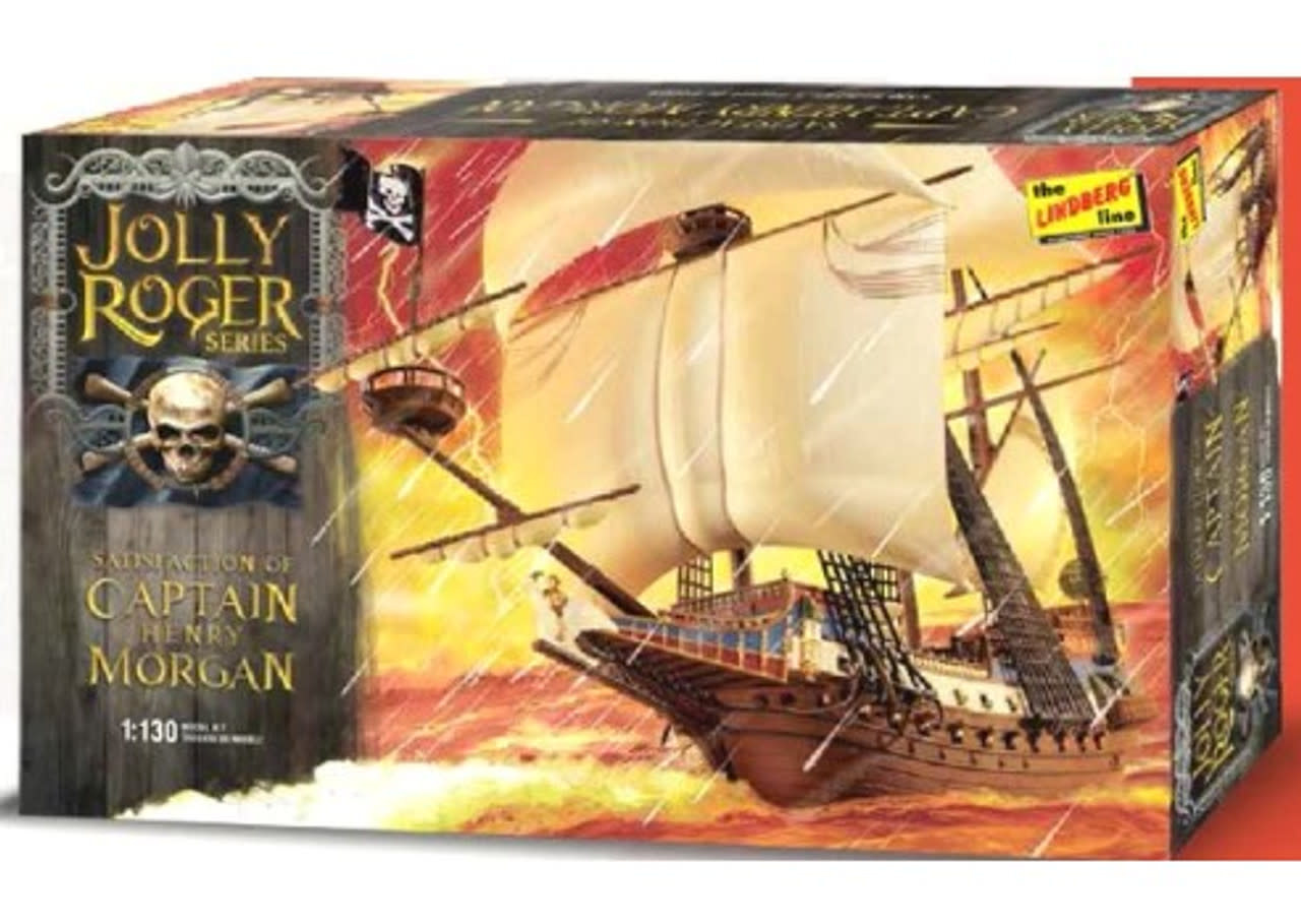 Lindberg 219 Jolly Roger Series Captain Morgan 1/130 Scale