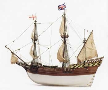 22451 Wooden Model Ship Kit: Mayflower 1/64