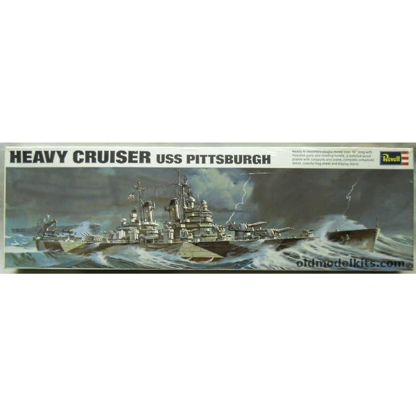 Atlantis 457 1:490 USS Pittsburgh CA72 Heavy Cruiser