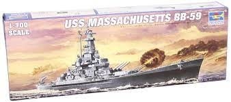 5761 1/700 USS Massachusetts BB59 Battleship