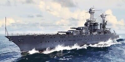 5781 1/700 USS Tennessee BB43 Battleship 1941