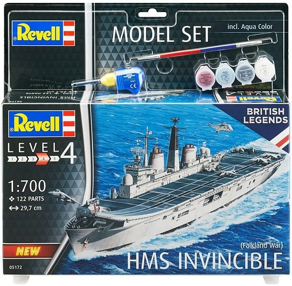 65172 1/700 HMS Invincible Aircraft Carrier Falkland