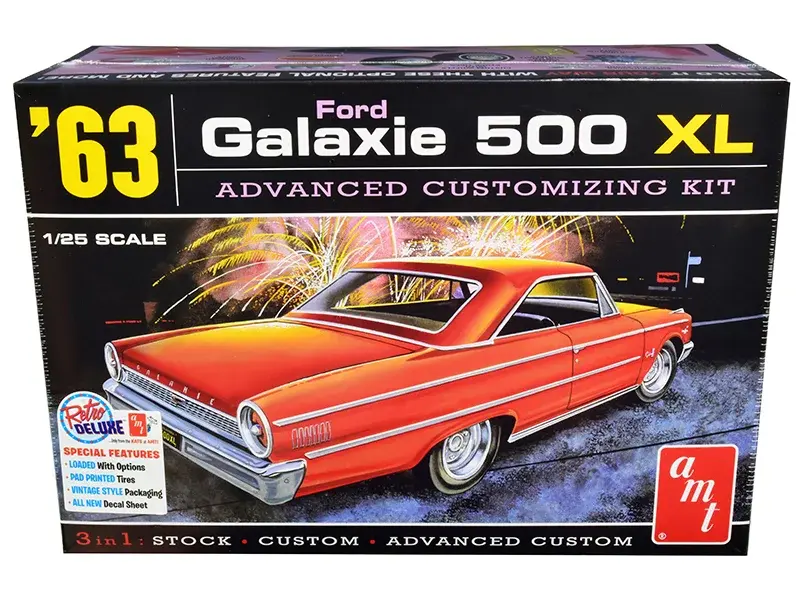 AMT 1186 1/25 1963 Ford Galaxie 500 XL Advanced Customizing
