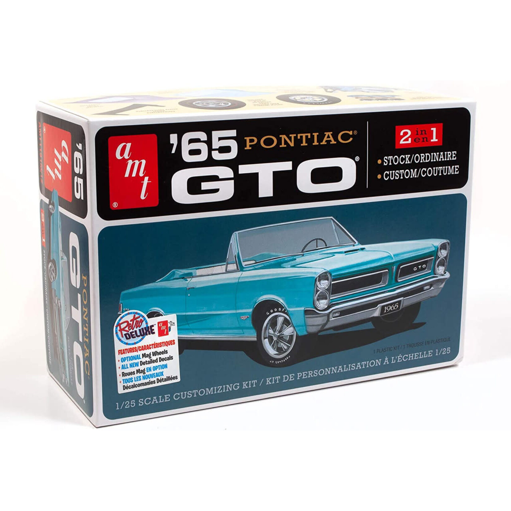 AMT 1191 1965 Pontiac GTO Convertible 2T Skill 2