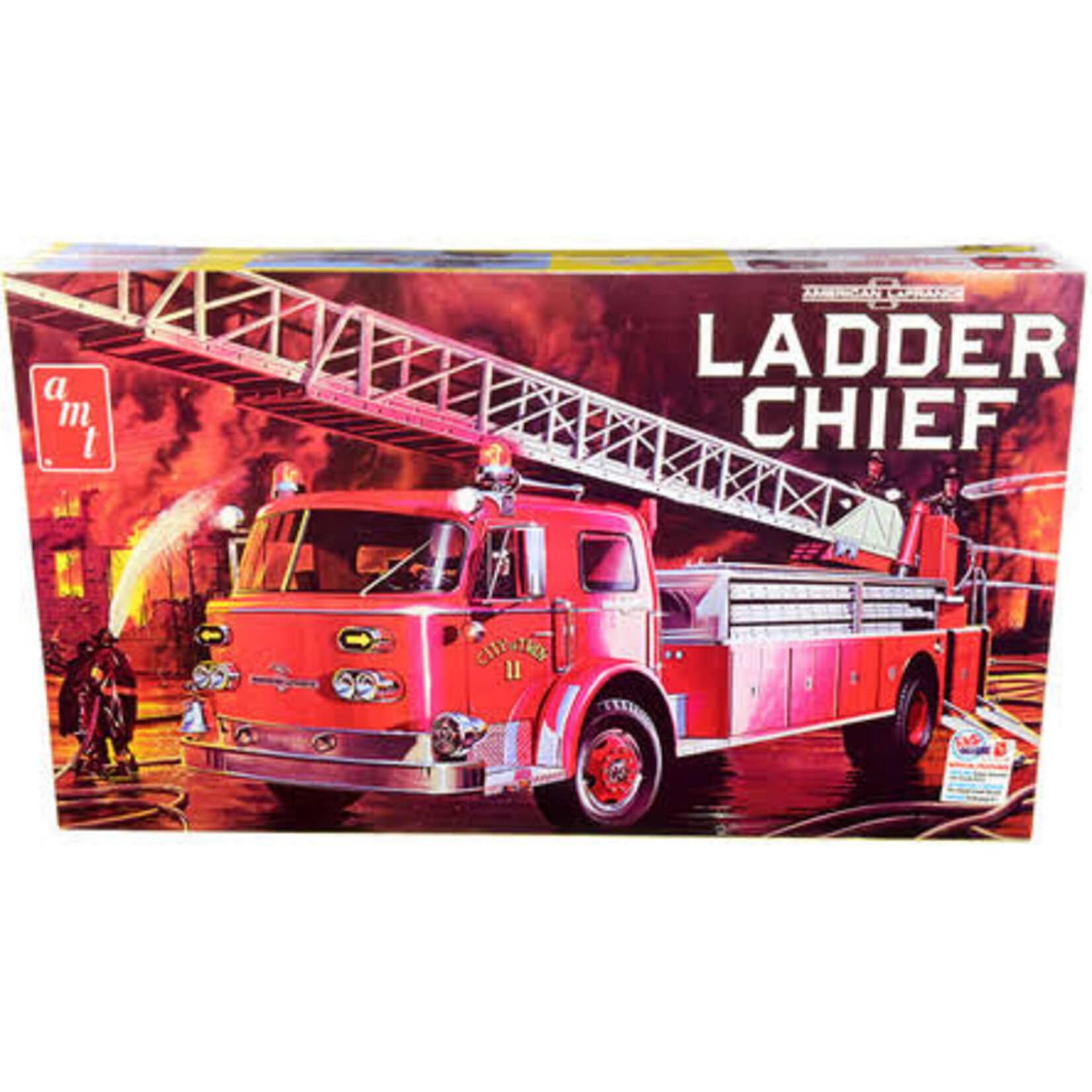 AMT 1204 American LaFrance Ladder Chief Fire Truck Plastic Model Kit