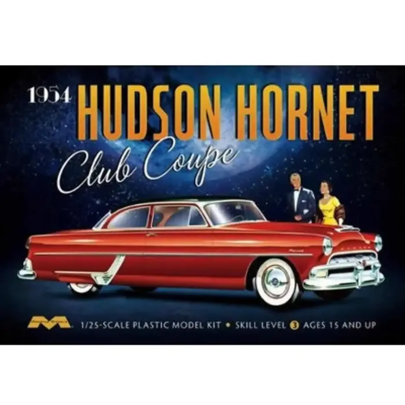 Moebius 1213 1:25 1954 Hudson Hornet Club Coupe Skill Level 3