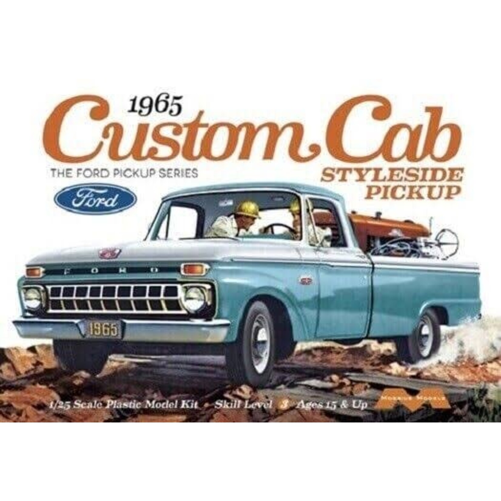 Moebius 1234 1965 Ford 1/25th Scale Custom Cab Styleside Pickup