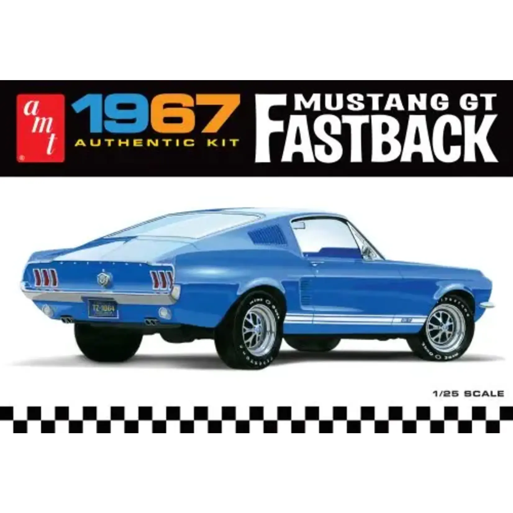 AMT 1241 1967 Ford Mustang GT Fastback Skill 2