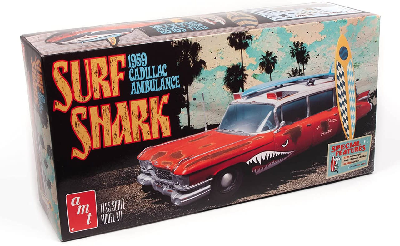 1242 59 Cadillac Ambulance Surf Shark