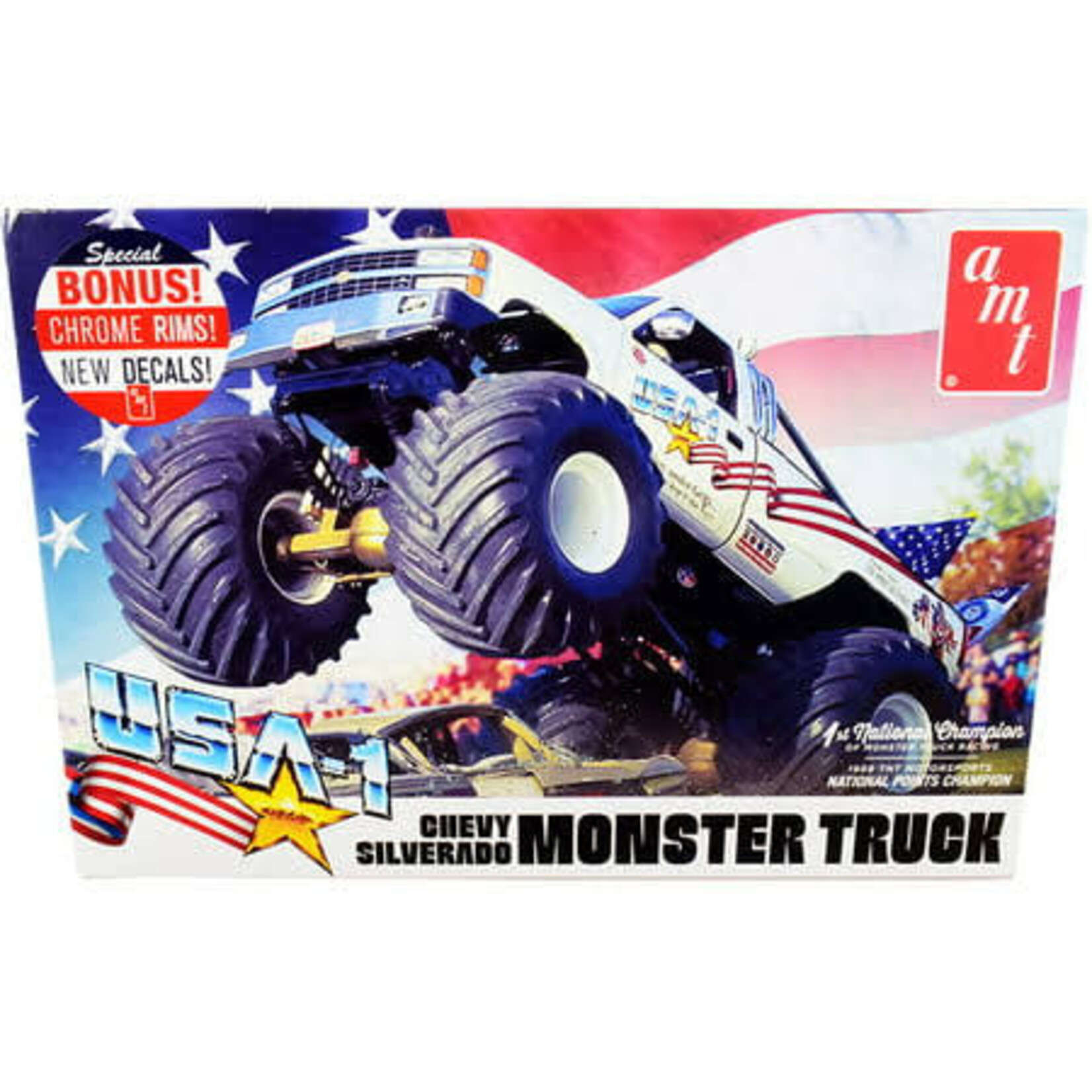 AMT 1252 USA-1 Chevy Silverado Monster Truck 1/25 scale