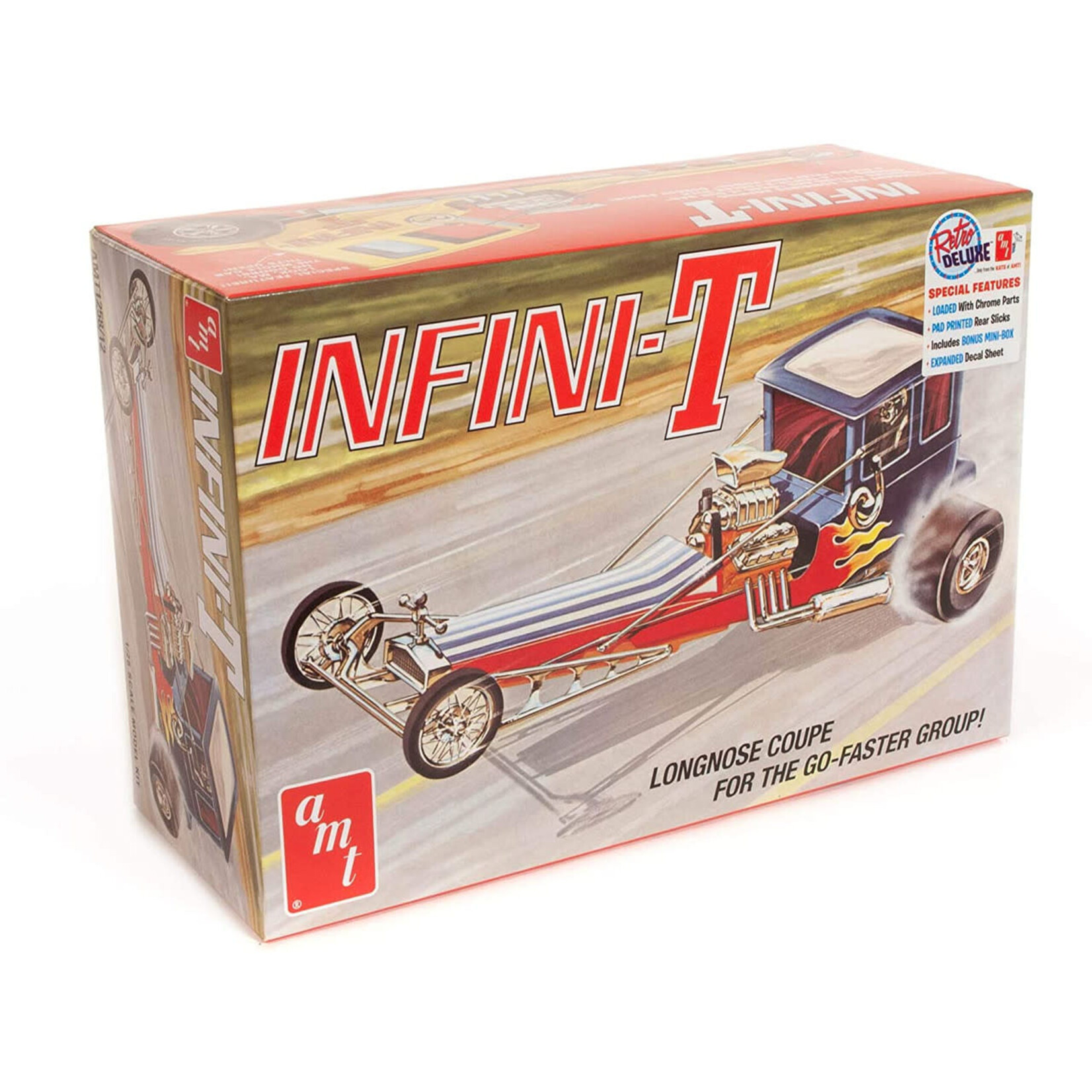 AMT 1258 1/25 Infini-T Longnose Vintage Coupe Custom Dragster