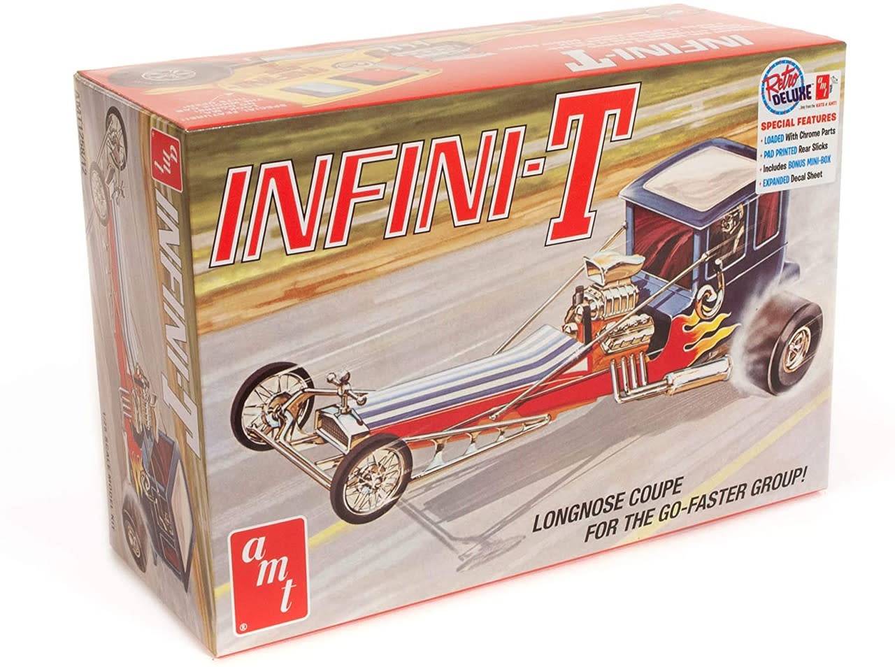 1258 1/25 Infini-T Longnose Vintage Coupe Custom Dragster