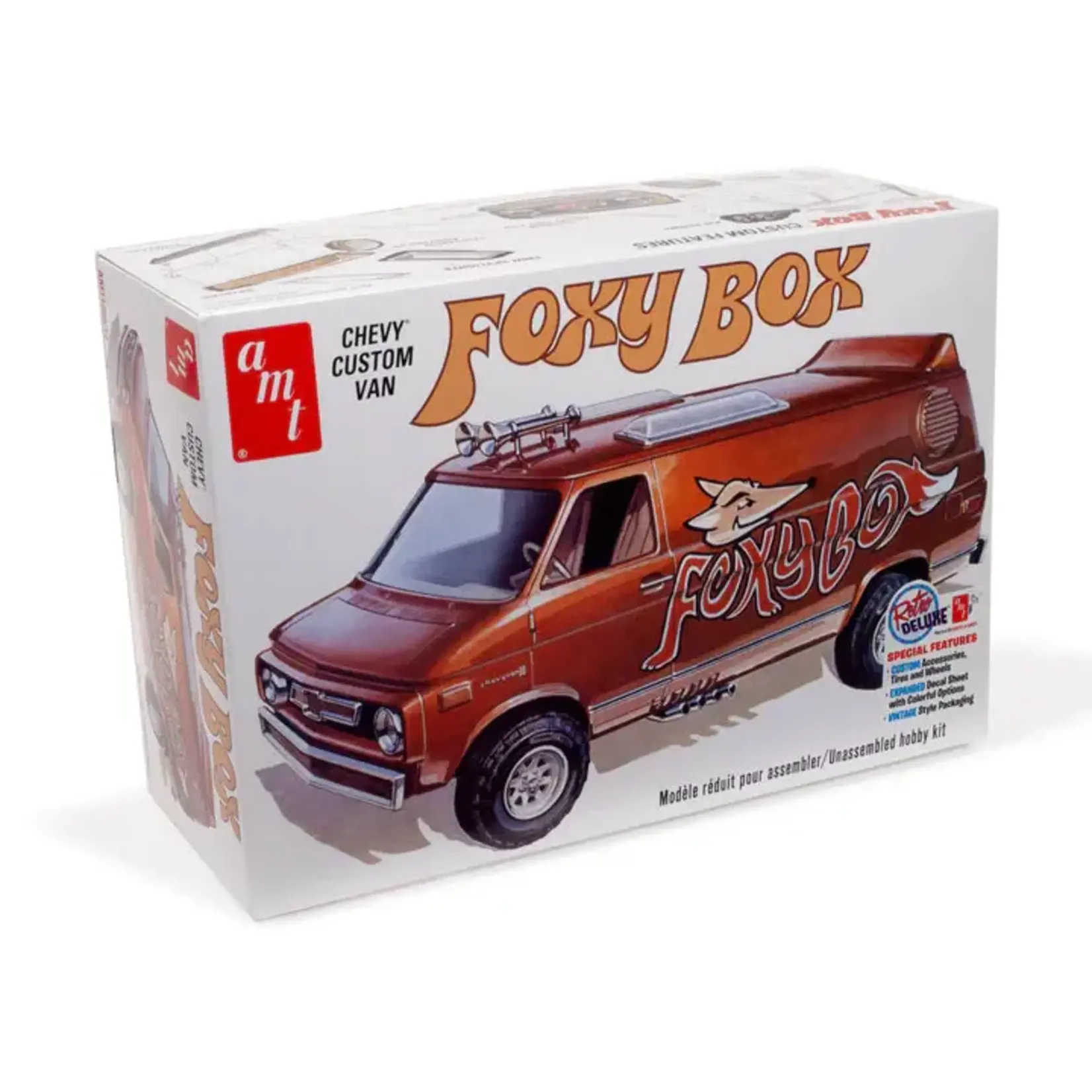 AMT 1265 1/25 Foxy Box 1975 Chevy Custom Van