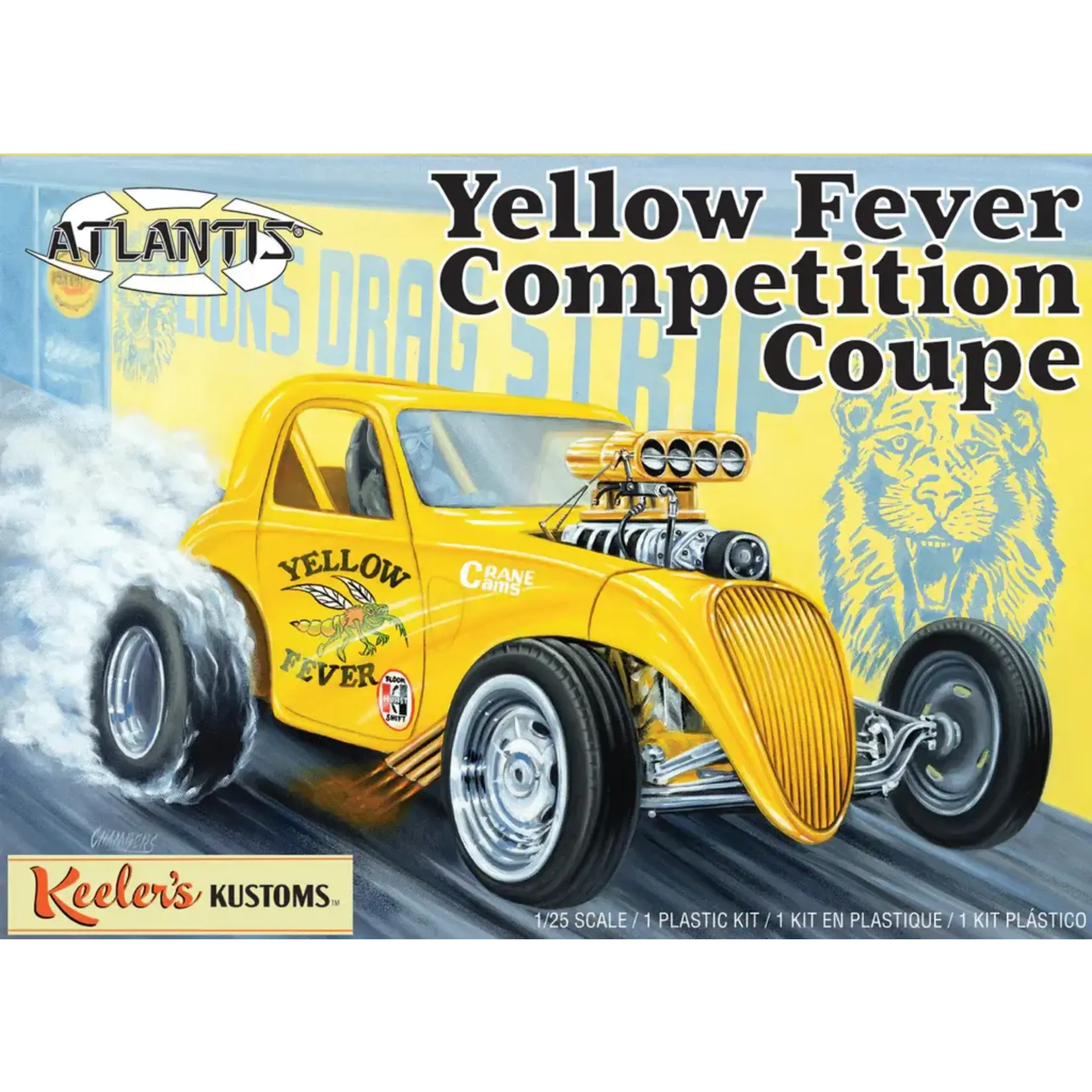 Atlantis 13102 Keelers Kustom's Studebaker Fun Yellow Fever
