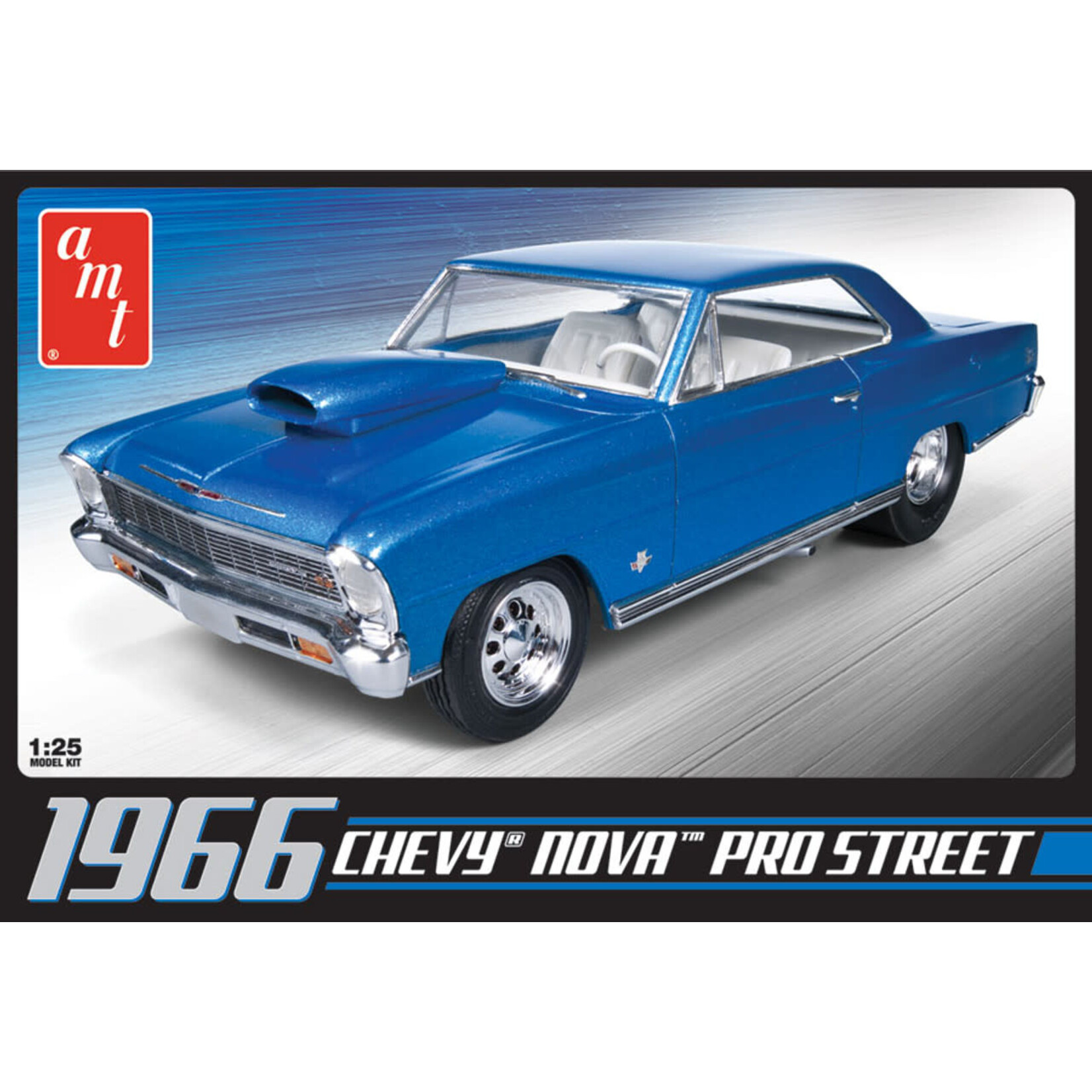 AMT 636 1/25 1966 Chevy Nova ProStreet