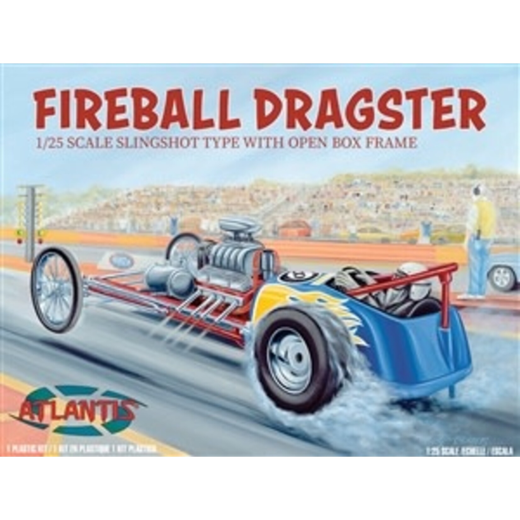 Atlantis 6710 1:24 Fireball Slingshot Dragster